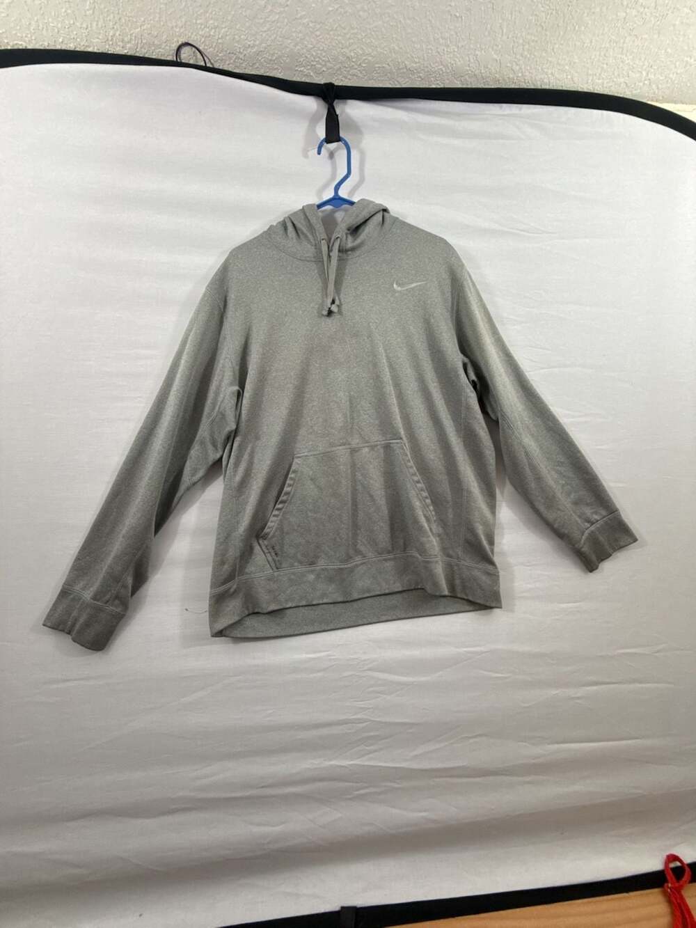 Nike Therma-Fit Gray Pullover Hoodie Sweatshirt Men's Size Large